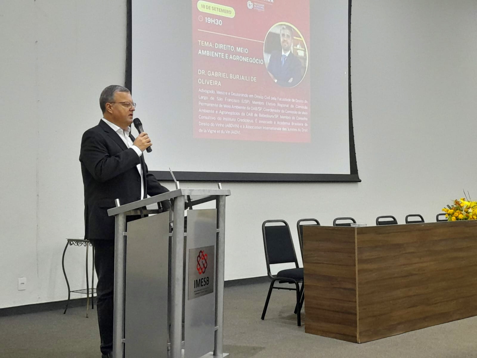 XXI Semana Jurídica | Dr. Gabriel Burjaili de Oliveira