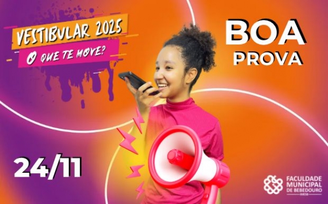 Faculdade Municipal de Bebedouro aplica vestibular neste domingo, 24