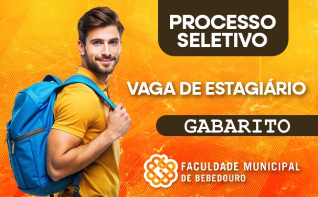 Divulgação do Gabarito Oficial - Processo Seletivo de Estagiários 2025