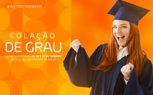 IMESB divulga calendário de solenidade de Colação de Grau das turmas de 2022